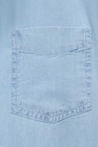 Chemise denim coton - Bleu clair