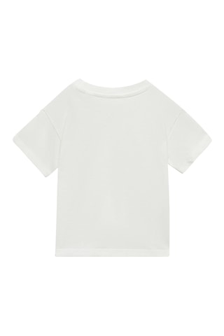 T-shirt poche plaquée - Blanc