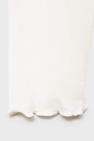 T-shirt paillettes brodées - Blanc