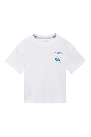 T-shirt Schtroumpfs - Blanc