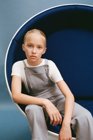 Combi-pantalon denim - Bleu