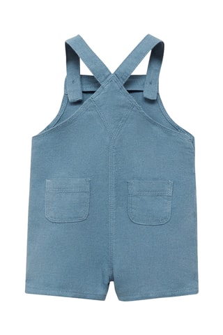 Salopette lin coton - Vert