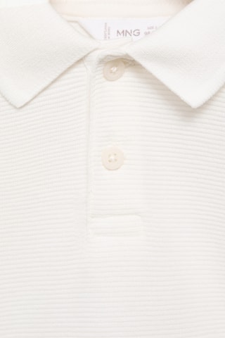 Polo maille texturé - Blanc