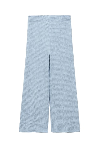 Jupe-culotte texturée - Bleu céleste