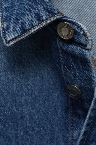 Blouson denim coton - Bleu marine