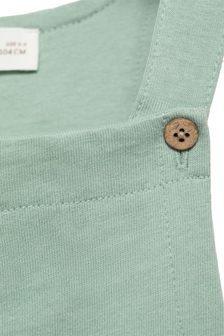 Salopette courte coton - Vert