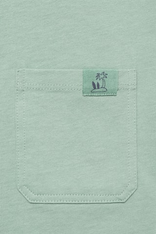 Salopette courte coton - Vert