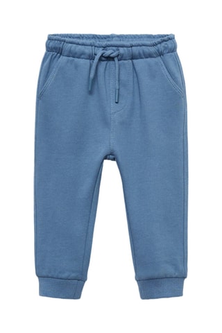 Pantalon jogger coton - Bleu