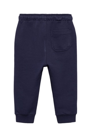 Pantalon jogger coton - Bleu marine