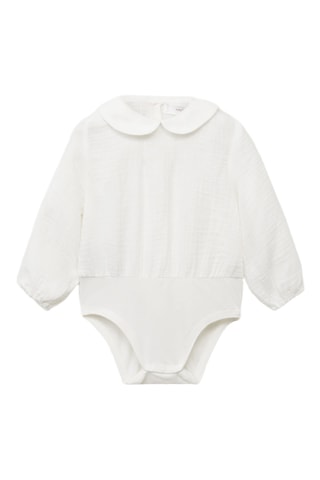Body blouse coton - Blanc