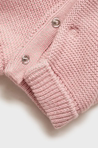 Salopette maille coton - Rose