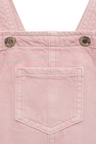 Salopette longue jean - Rose