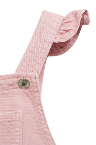 Salopette longue jean - Rose