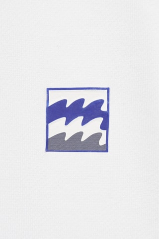 Sweat-shirt coton imprimé - Blanc