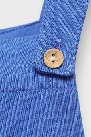 Salopette courte maille - Bleu électrique