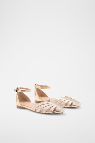 Sandales lanières - Doré