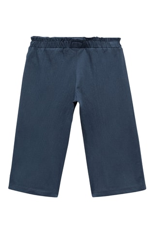 Pantalon droit noeud - Bleu marine