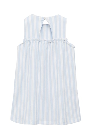 Robe détail élastique - Bleu