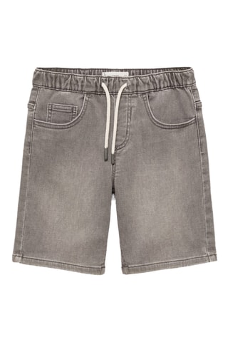 Bermuda jean cordon - Gris