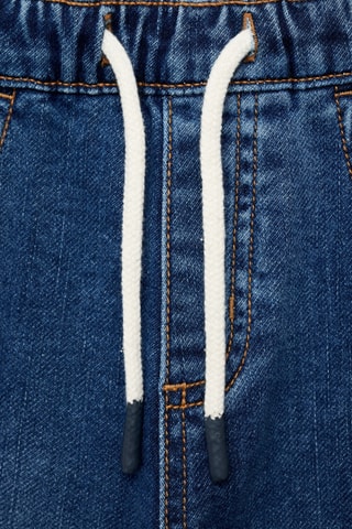 Bermuda jean cordon - Bleu marine