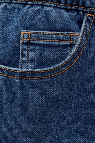 Bermuda jean cordon - Bleu marine