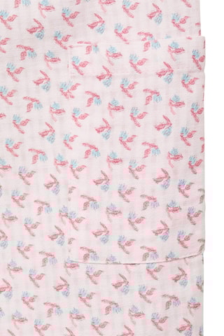 Pantalon droit imprimé - Rose clair