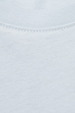 T-shirt détails brodés - Bleu céleste