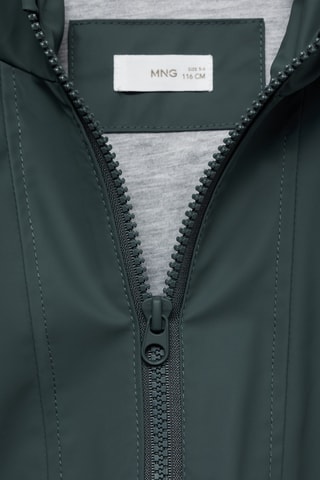 Anorak imperméable à capuche - Vert foncé