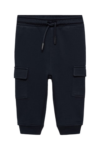 Pantalon jogger cargo - Bleu marine