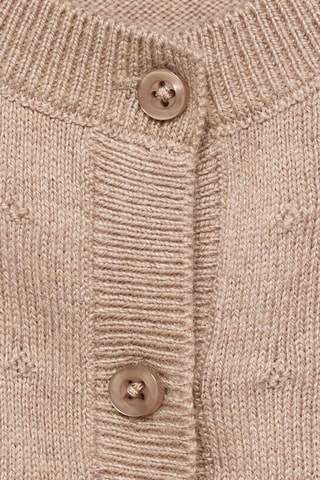 Cardigan maille boutons - Sable