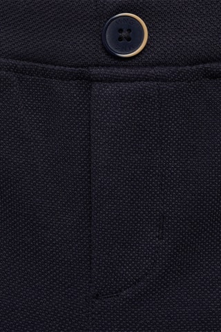 Bermuda piqué de coton - Bleu marine