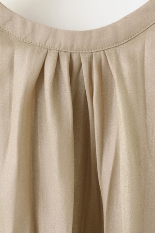 Robe métallisée noeud - Doré