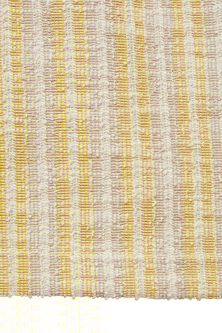 Pantalon texturé rayures - Jaune