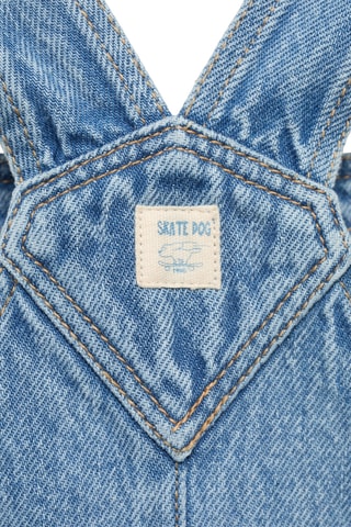 Salopette courte denim - Bleu