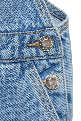 Salopette courte denim - Bleu