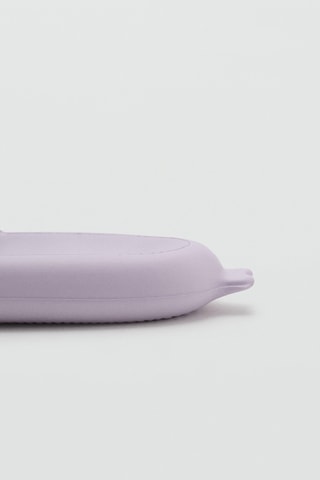 Tongs à motif requin - Violet clair