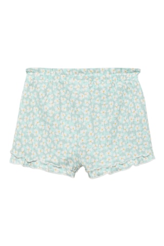 Short à fleurs - Vert
