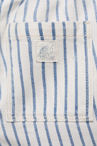 Bermuda à rayures cordon - Bleu