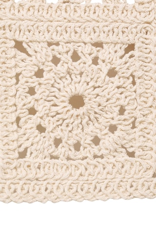 Gilet maille crochet - Beige