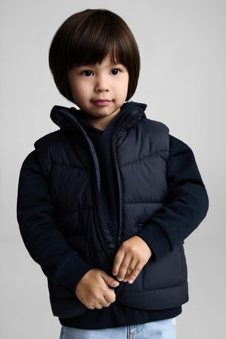 Gilet matelassé poches - Bleu marine