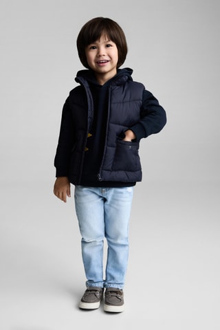 Gilet matelassé poches - Bleu marine