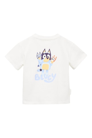T-shirt imprimé Bluey - Blanc
