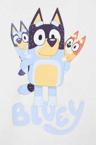 T-shirt imprimé Bluey - Blanc