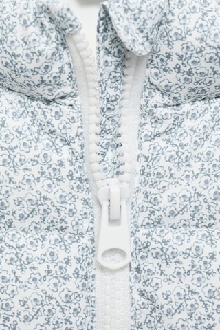 Gilet matelassé imprimé - Blanc