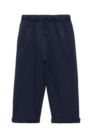Pantalon jogger maille - Bleu marine