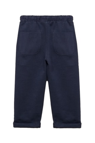 Pantalon jogger maille - Bleu marine