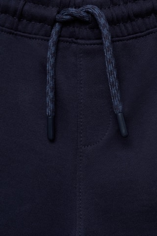 Bermuda coton cordon - Bleu marine