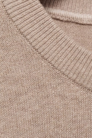 Pull-over basique coton - Beige
