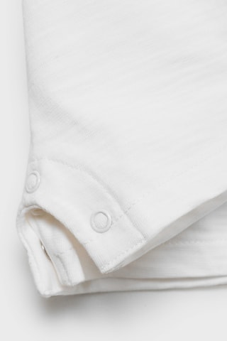 Salopette courte coton - Blanc