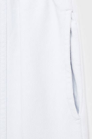 Jogging coton taille élastique - Bleu céleste